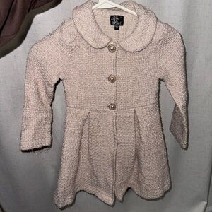 Pink and Gold  Kids Peacoat